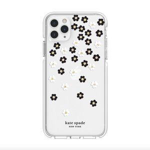 Kate Spade Clear Scattered Flower Phone Case